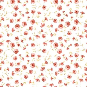 Floral seamless pattern Stock Illustration