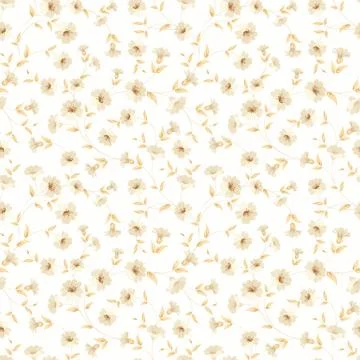 Floral seamless pattern Stock Illustration