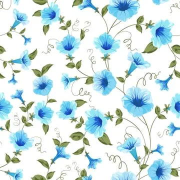 Floral seamless pattern Stock Illustration
