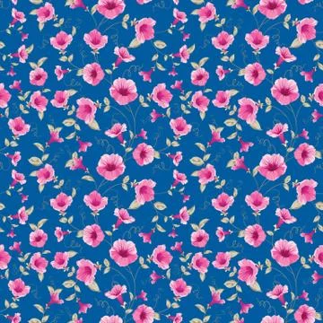 Floral seamless pattern Stock Illustration