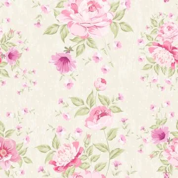 Floral seamless pattern. Stock Illustration