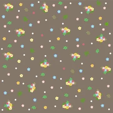 Floral seamless pattern Stock Illustration