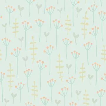 Floral seamless pattern Stock Illustration