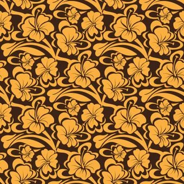 Floral seamless pattern Stock Illustration