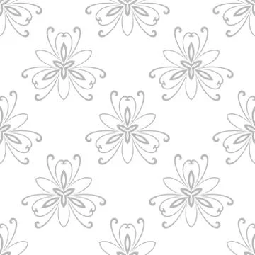 Floral Seamless  Pattern Stock Illustration
