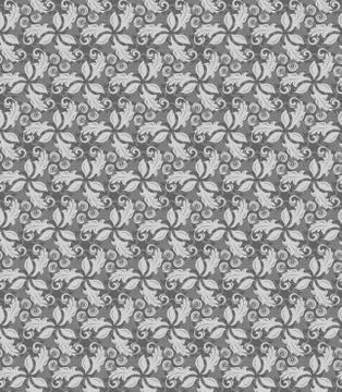 Floral Seamless  Pattern Stock Illustration