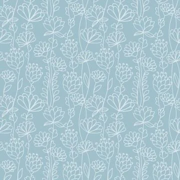 Floral seamless pattern Stock Illustration