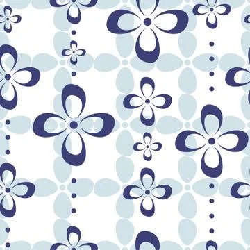Floral Seamless Pattern Stock Illustration
