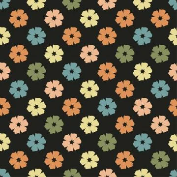 Floral seamless pattern Stock Illustration