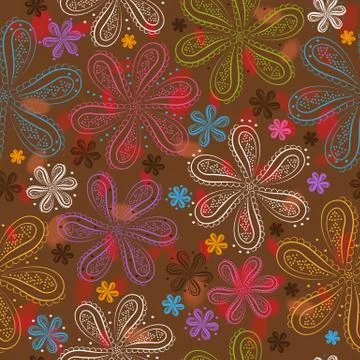 Floral seamless pattern Stock-Illustration