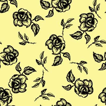 Floral Seamless pattern. Stock Illustration