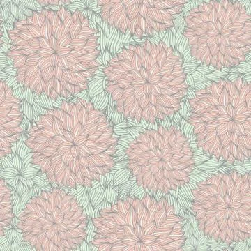 Floral seamless pattern Illustrazione stock