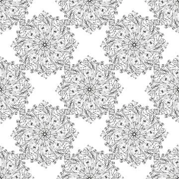 Floral seamless pattern. Stock Illustration