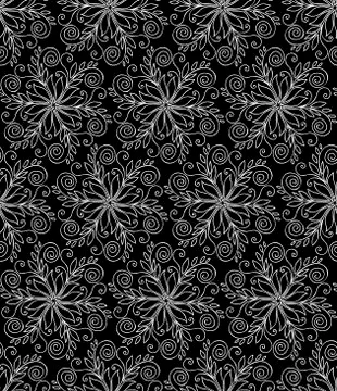 Floral seamless pattern Stock Illustration
