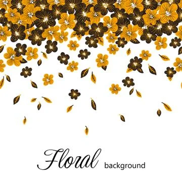 Floral seamless pattern Stock Illustration