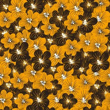 Floral seamless pattern Illustrazione stock