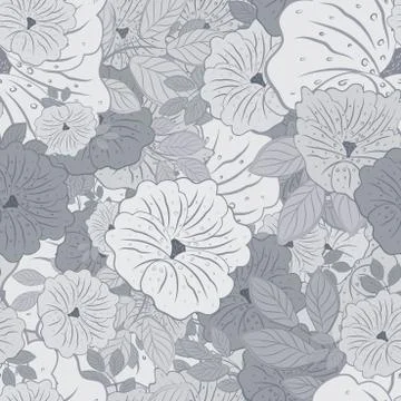 Floral Seamless Pattern Stock Illustration