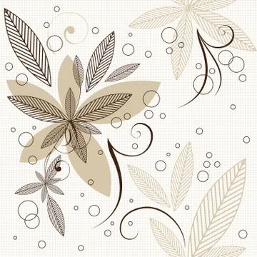 Floral seamless pattern Stock Illustration
