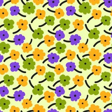 Floral seamless pattern Stock-Illustration