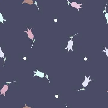 Floral seamless pattern Stock Illustration