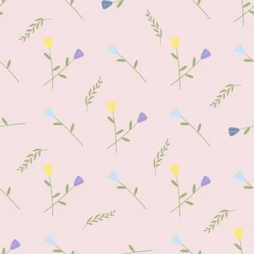 Floral seamless pattern. Stock Illustration