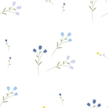 Floral seamless pattern. Stock Illustration