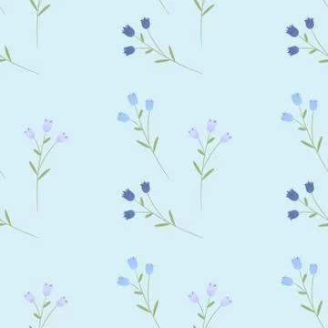 Floral seamless pattern. Stock Illustration