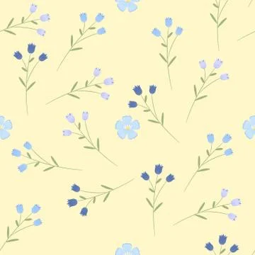 Floral seamless pattern. Stock Illustration