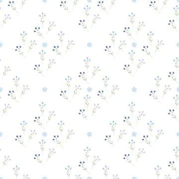 Floral seamless pattern. Stock Illustration