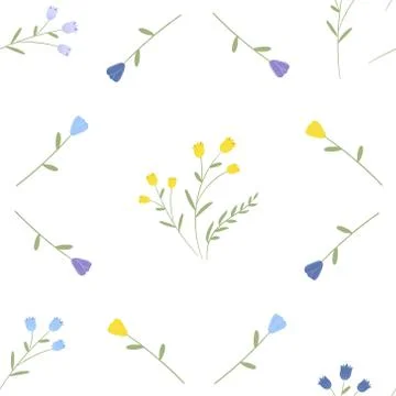 Floral seamless pattern. Stock Illustration