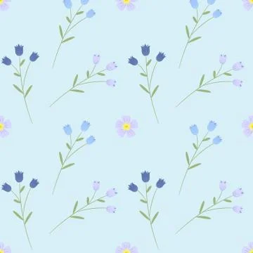 Floral seamless pattern. Stock Illustration