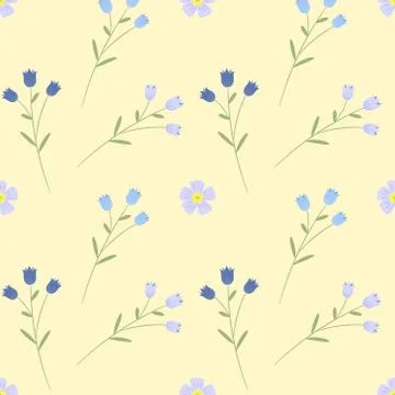 Floral seamless pattern. Stock Illustration