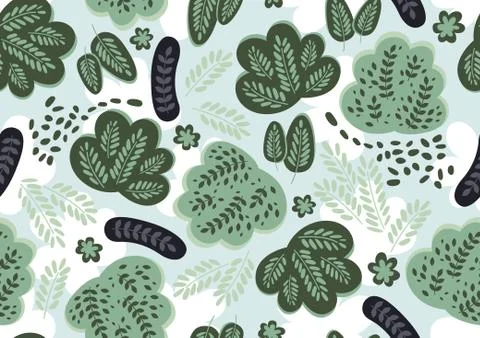 Floral seamless pattern Stock-Illustration