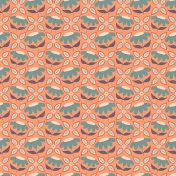 Floral seamless pattern Stock Illustration