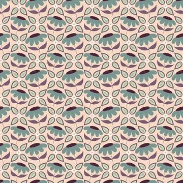 Floral seamless pattern Stock Illustration