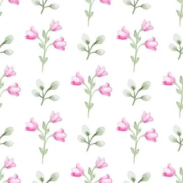 Floral seamless pattern Stock Illustration