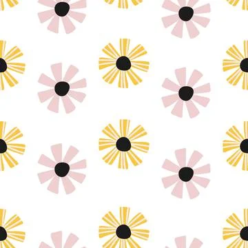 Floral seamless pattern Stock Illustration