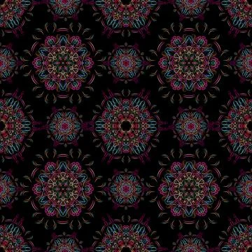 Floral seamless pattern Stockillustratie