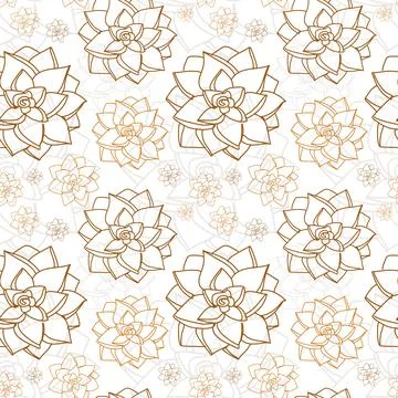 Floral Seamless Pattern Stock Illustration