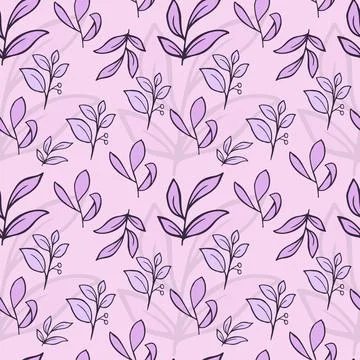 Floral Seamless Pattern Stock Illustration