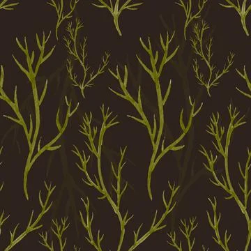 Floral Seamless Pattern Illustrazione stock