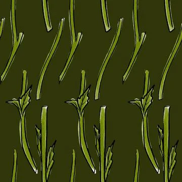 Floral Seamless Pattern Stock Illustration