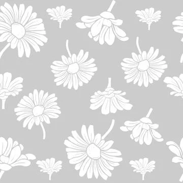 Floral Seamless Pattern Stock Illustration