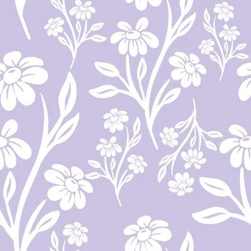 Floral Seamless Pattern Stock Illustration