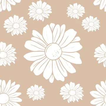 Floral Seamless Pattern Stock Illustration