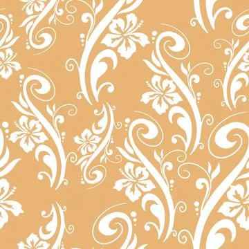 Floral Seamless Pattern Stock Illustration