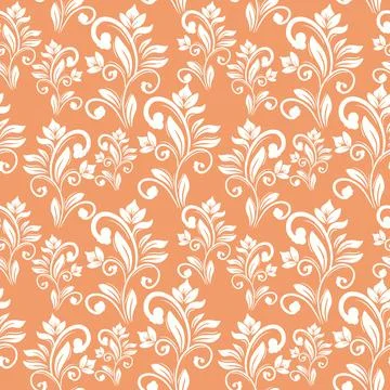 Floral Seamless Pattern Stock Illustration