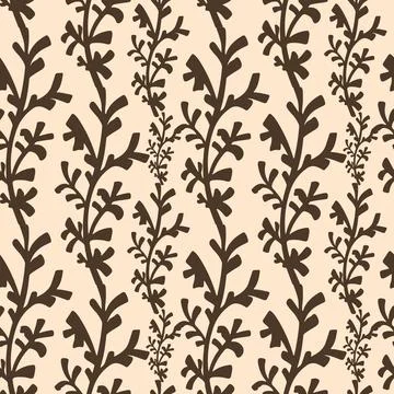 Floral Seamless Pattern Stock Illustration