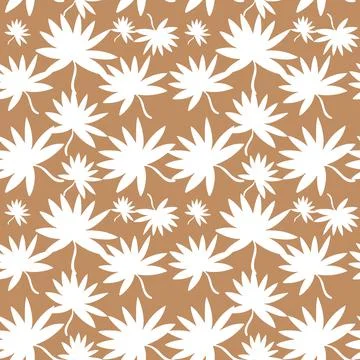 Floral Seamless Pattern Stock Illustration
