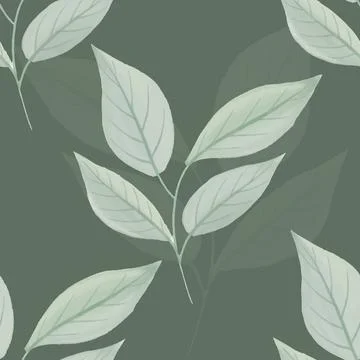 Floral Seamless Pattern Stock Illustration